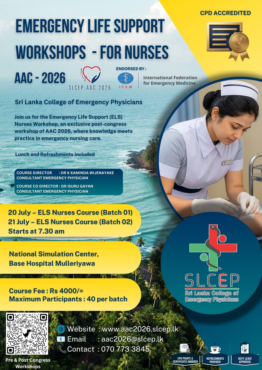 Parallel Emergency Nursing Conference AAC 2026 Flyer
