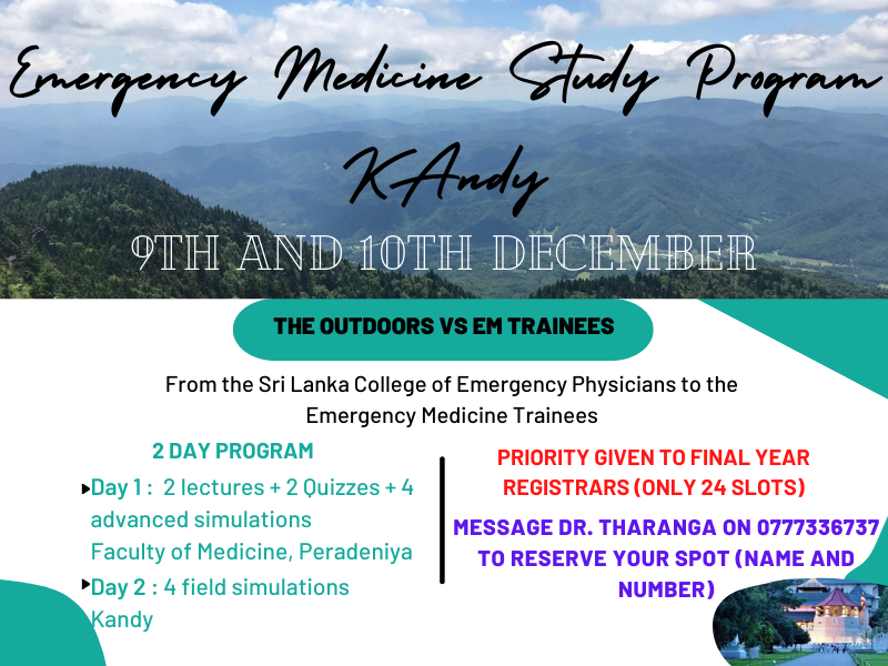 Emergency Medicine Study Program - Kandy